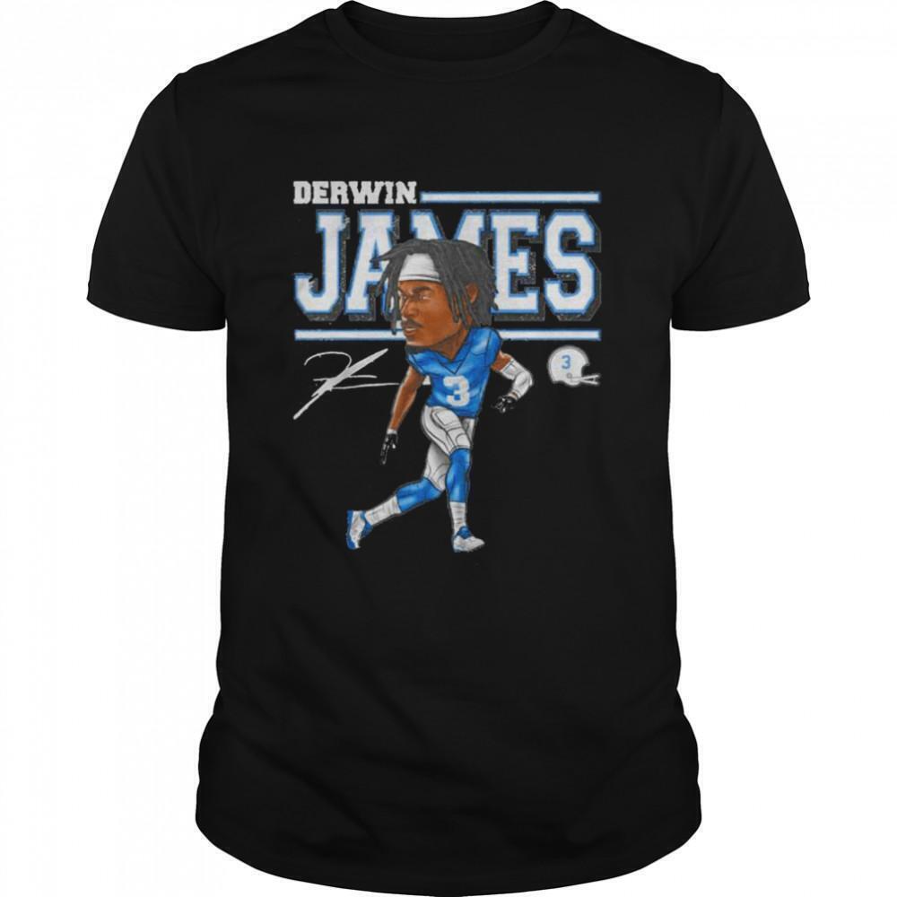Derwin James Los Angeles Chargers Cartoon Signature Shirt